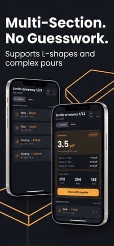 PourRight: Concrete Calculator screenshot 2
